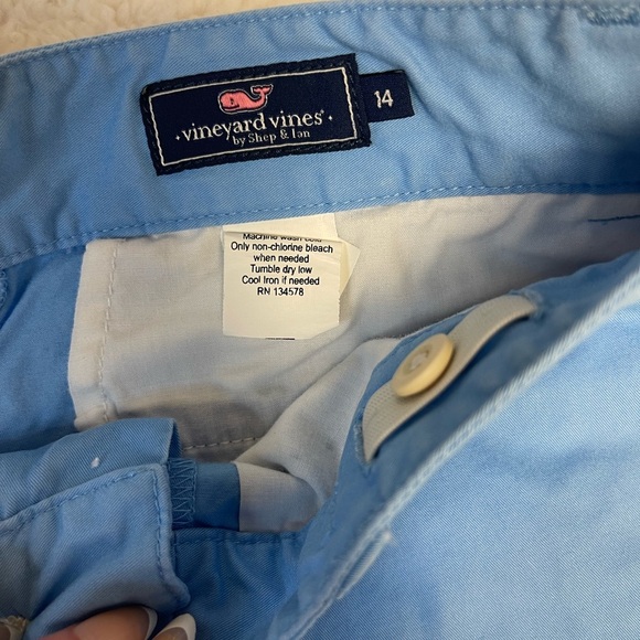 Vineyard Vines Youth Blue Dress Shorts - Picture 4 of 4